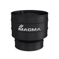 Компакт MAGMA - оголовок-дефлектор нерж./муар 0,8мм/0,5мм