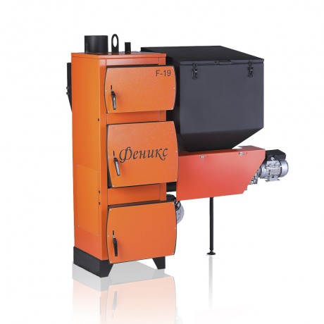 Феникс 50 - котел автоматический угольный (пеллетный)