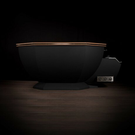 KELLEK Boil (6-8 персон) - банный чан с боковой печью черный