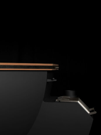 KELLEK Boil (6-8 персон) - банный чан с боковой печью черный