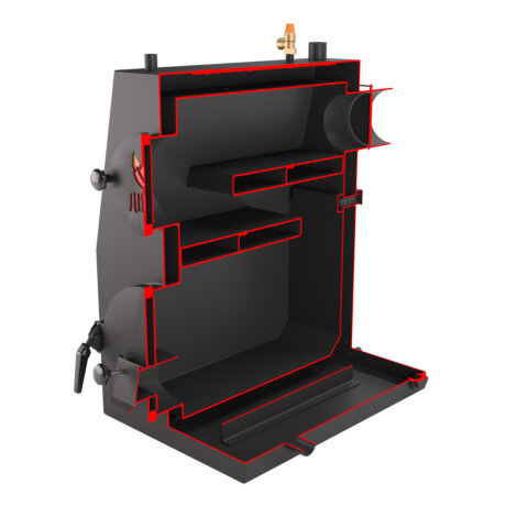 АВТ ДИВО IZURAN 35 - котел длительного горения твердотопливный