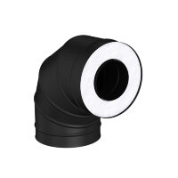 Компакт MAGMA - сэндвич-отвод 90° нерж./муар 0,8мм/0,5мм