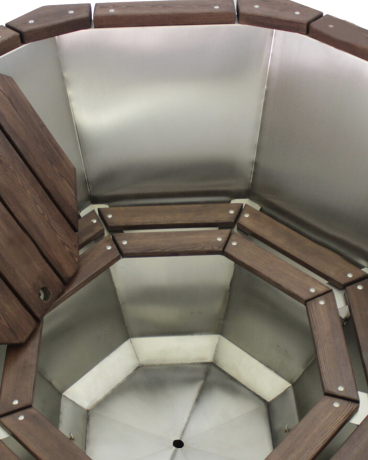 Тепло-чан (6 персон) - банный чан с опорой