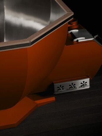 KELLEK Boil (6-8 персон) - банный чан с боковой печью медный