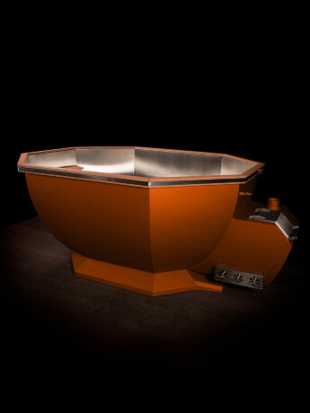 KELLEK Boil (6-8 персон) - банный чан с боковой печью медный