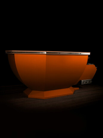 KELLEK Boil (6-8 персон) - банный чан с боковой печью медный