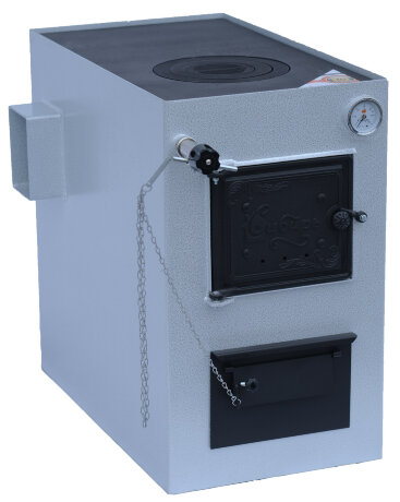 НМК Сибирь КВО 12 - котел твердотопливный с варочной поверхностью