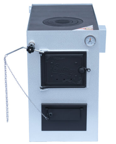 НМК Сибирь КВО 12 - котел твердотопливный с варочной поверхностью