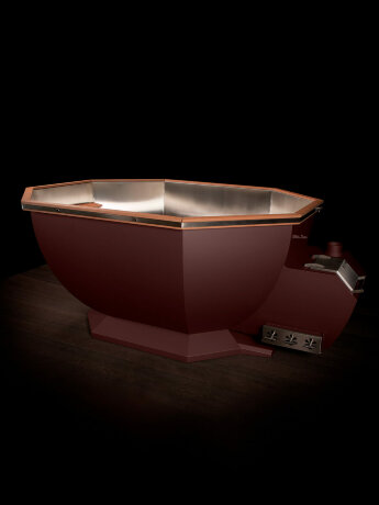 KELLEK Boil (6-8 персон) - банный чан с боковой печью шоколадный