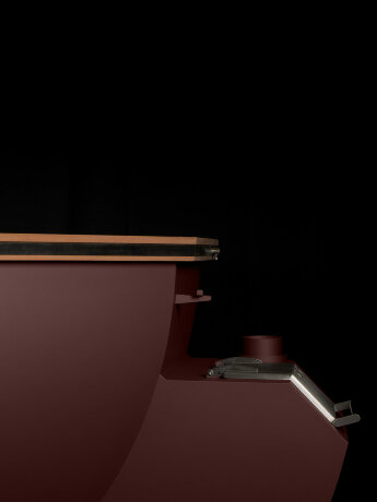 KELLEK Boil (6-8 персон) - банный чан с боковой печью шоколадный