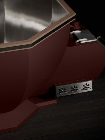 KELLEK Boil (6-8 персон) - банный чан с боковой печью шоколадный