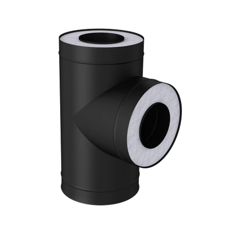 Компакт MAGMA - сэндвич-тройник 90° нерж./муар 0,8мм/0,5мм