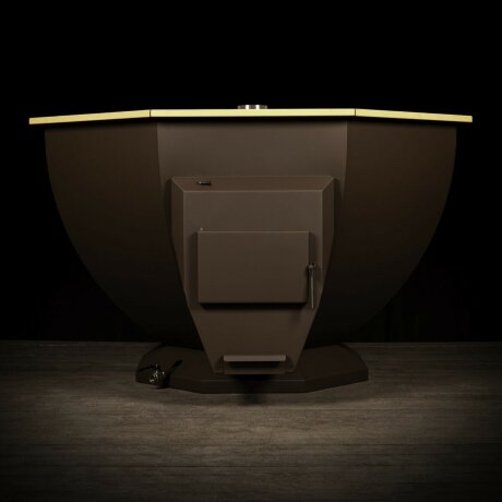 KELLEK Savanna (4-5 персон) - банный чан с интегрированной печью шоколадный