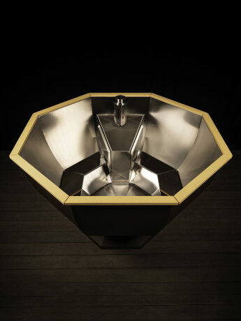 KELLEK Savanna (4-5 персон) - банный чан с интегрированной печью шоколадный