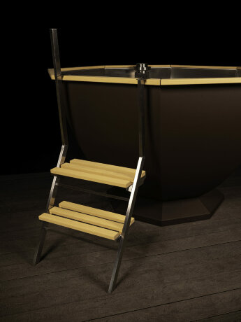 KELLEK Savanna (4-5 персон) - банный чан с интегрированной печью шоколадный