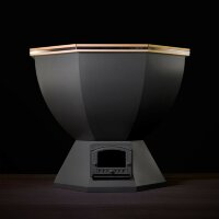 KELLEK Termal (2-4 персоны) - банный чан с печью с водяным карманом графит