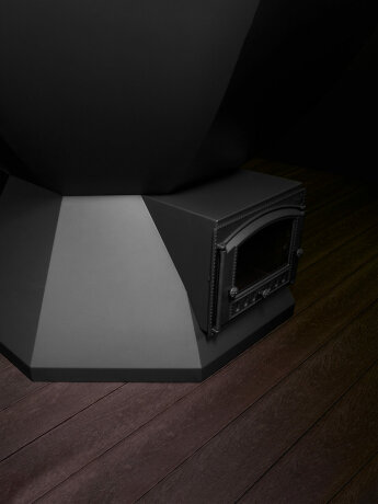 KELLEK Termal (2-4 персоны) - банный чан с печью с водяным карманом графит