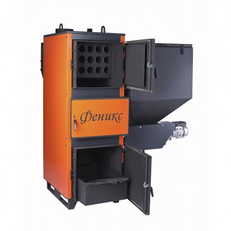 Феникс 250 - котел автоматический угольный (пеллетный)
