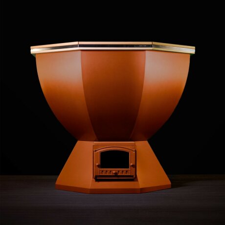 KELLEK Termal (2-4 персоны) - банный чан с печью с водяным карманом медный