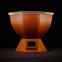 KELLEK Termal (2-4 персоны) - банный чан с печью с водяным карманом медный