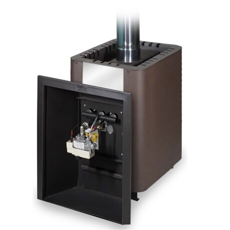 Волжанка Метеорит - газо-дровяная печь для бани