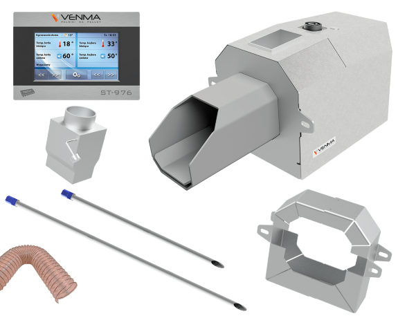 VENMA Comfort 25 - факельная пеллетная горелка