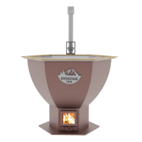 Алтайский чан (4-5 персон) - банный чан с печью