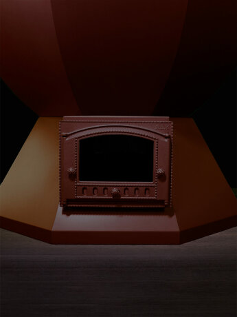 KELLEK Termal (2-4 персоны) - банный чан с печью с водяным карманом шоколадный