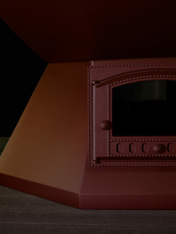 KELLEK Termal (2-4 персоны) - банный чан с печью с водяным карманом шоколадный