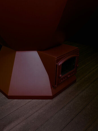 KELLEK Termal (2-4 персоны) - банный чан с печью с водяным карманом шоколадный