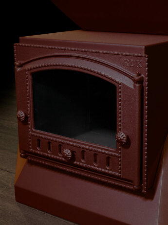 KELLEK Termal (2-4 персоны) - банный чан с печью с водяным карманом шоколадный