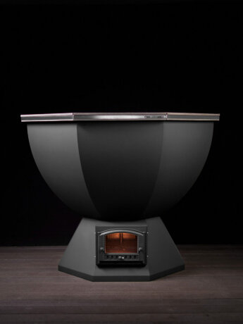 KELLEK Termal (4-6 персон) - банный чан с печью с водяным карманом графит