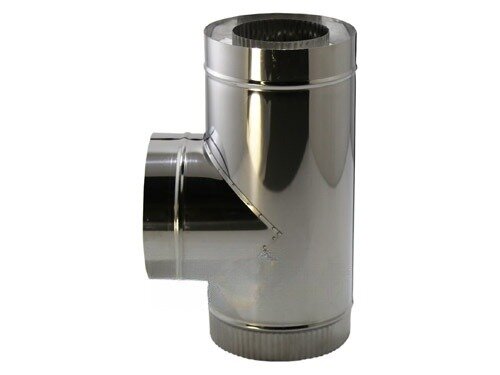 Компакт LAVA - сэндвич-тройник 90° нерж./нерж. 0,5мм/0,5мм