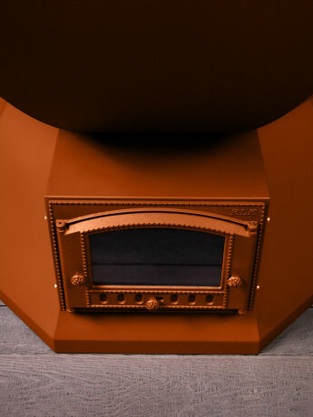 KELLEK Termal (4-6 персон) - банный чан с печью с водяным карманом медный