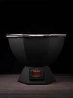 KELLEK Termal (4-6 персон) - банный чан с печью с водяным карманом черный