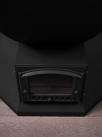 KELLEK Termal (4-6 персон) - банный чан с печью с водяным карманом черный