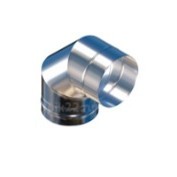 Колено нерж. угол 90 d 130 0.8 мм