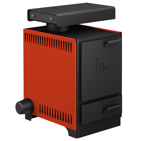 СТЭН mini 7 терракот - котел твердотопливный