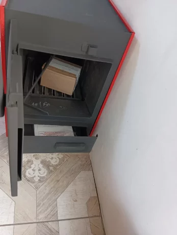 СТЭН mini 7 терракот - котел твердотопливный