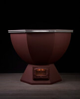 KELLEK Termal (4-6 персон) - банный чан с печью с водяным карманом шоколадный