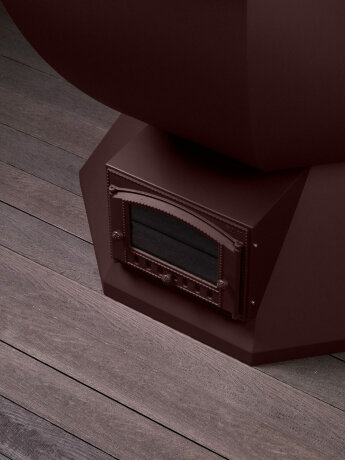 KELLEK Termal (4-6 персон) - банный чан с печью с водяным карманом шоколадный