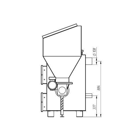 КТМ 10 - котел автоматический угольный (пеллетный)