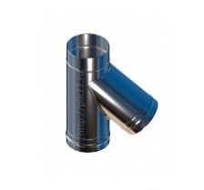 Тройник нерж. угол 45 d 130 0,5мм