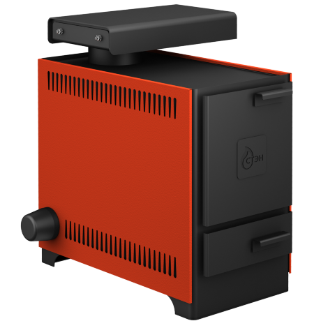 СТЭН mini 11 терракот - котел твердотопливный