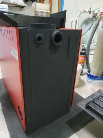 СТЭН mini 11 терракот - котел твердотопливный