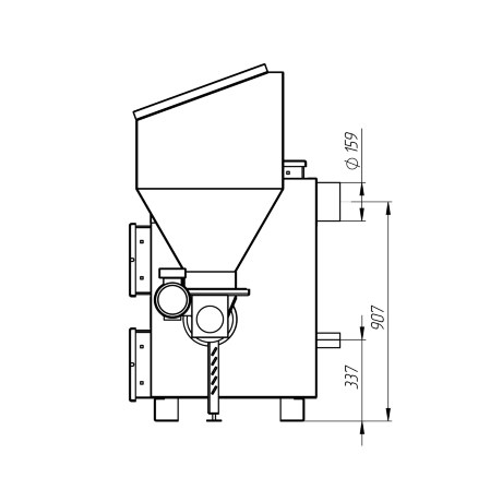КТМ 15 - котел автоматический угольный (пеллетный)