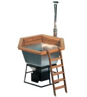 НМК Сибирь (2-4 персоны) - банный чан с печью и дымоходом