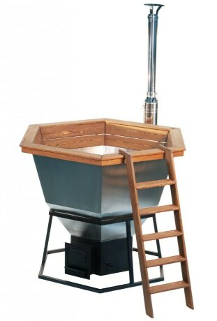 НМК Сибирь (2-4 персоны) - банный чан с печью и дымоходом