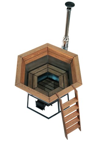 НМК Сибирь (2-4 персоны) - банный чан с печью и дымоходом