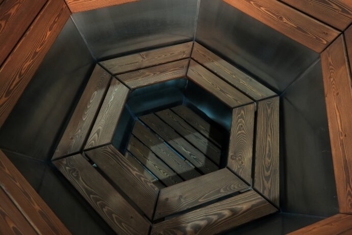 НМК Сибирь (2-4 персоны) - банный чан с печью и дымоходом